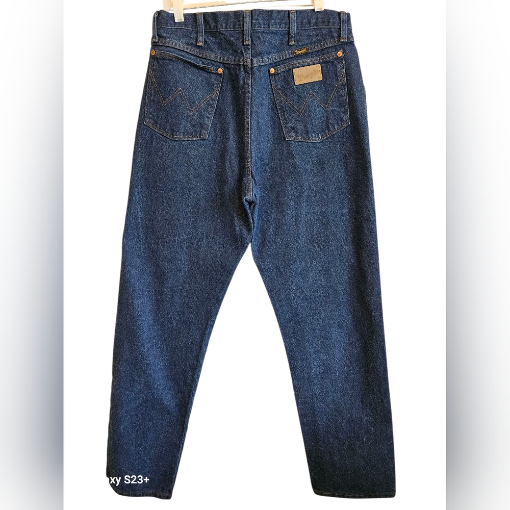 Mens Vintage Wrangler 100% Cotton Cowboy Jean 36×34